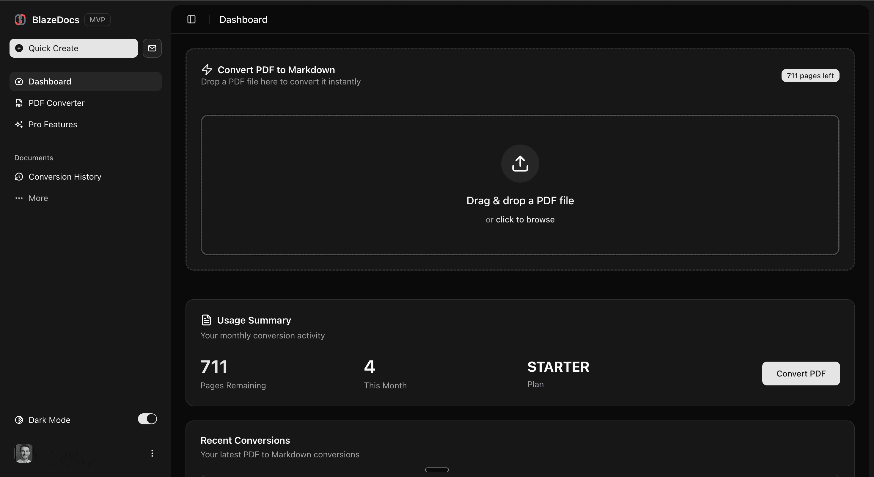 app screen
